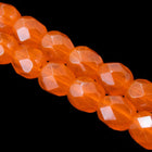 4mm Orange Opal Fire Polished Bead-General Bead