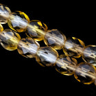 4mm Crystal/Topaz/Brown Fire Polished Bead-General Bead