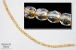 3mm Luster Transparent Champagne Fire Polished Bead-General Bead