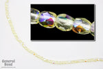 3mm Transparent Straw AB Fire Polished Bead-General Bead