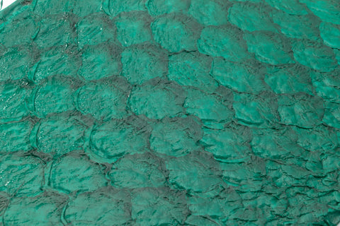 Fish Leather- Glossy Emerald Green #FSHG-EG