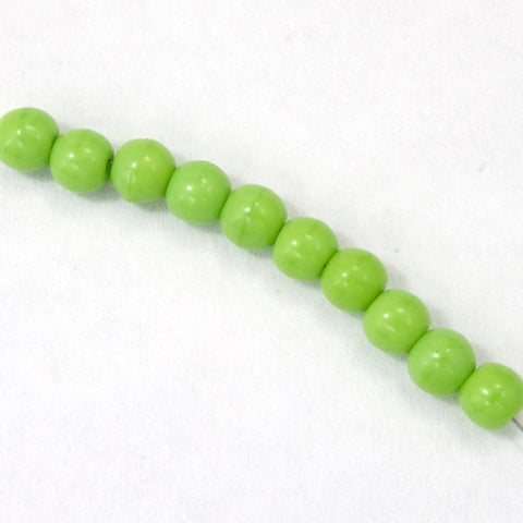 4mm Opaque Chartreuse Druk Bead #GAB001-General Bead