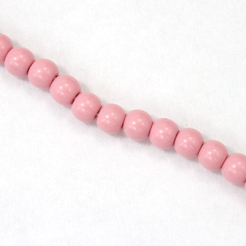 4mm Opaque Pink Druk Bead #GAB020-General Bead
