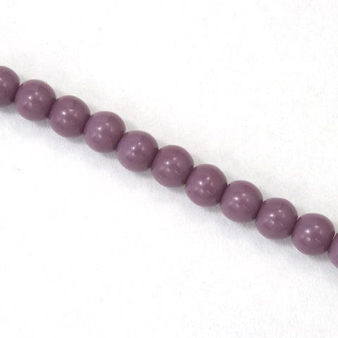 4mm Opaque Purple Druk Bead #GAB021-General Bead