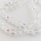 8mm Crystal AB Druk Bead #GAF022-General Bead
