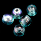 4mm Transparent Blue Zircon AB Druk Bead #GAB033-General Bead