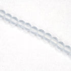 4mm Matte Pale Blue Druk Bead #GAB038-General Bead