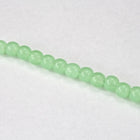 4mm Opal Lime Druk Bead #GAB045-General Bead