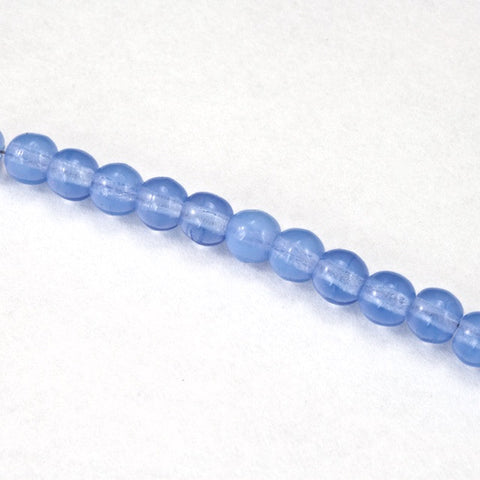 4mm Opal Light Blue Druk Bead #GAB047-General Bead