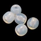 14mm Opal White Druk Bead (300 Pcs) #GAJ043