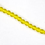6mm Transparent Lemon Druk Bead #GAD061-General Bead