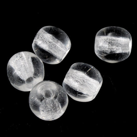 4mm Transparent Crystal Druk Bead #GAB075-General Bead