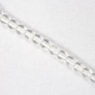 4mm Transparent Crystal Druk Bead #GAB075-General Bead