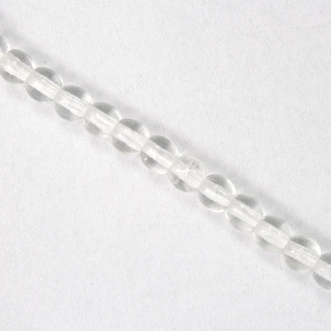 20mm Transparent Crystal Druk Bead (150 Pcs) #GAV001