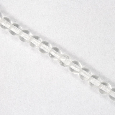 8mm Transparent Crystal Druk Bead #GAF016-General Bead