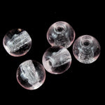 12mm Transparent Rose Druk Bead (300 Pcs) #GAH013-General Bead