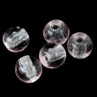 14mm Transparent Rose Druk Bead (300 Pcs) #GAJ013