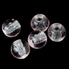 6mm Transparent Rose Druk Bead #GAD023-General Bead