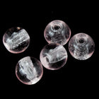 8mm Transparent Rose Druk Bead #GAF020-General Bead