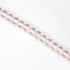4mm Transparent Rose Druk Bead #GAB084-General Bead