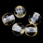6mm Transparent Light Topaz Druk Bead #GAD116-General Bead