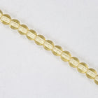 6mm Transparent Light Topaz Druk Bead #GAD116-General Bead