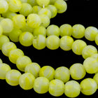 6mm Agate Lemon Druk Bead #GAD111-General Bead