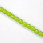 4mm Opal Chartreuse Druk Bead #GAB111-General Bead