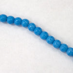 6mm Opaque Sky Blue Druk Bead #GAD074-General Bead