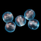 4mm Transparent Light Aqua Druk Bead #GAB124-General Bead