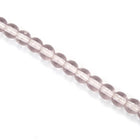 4mm Transparent Light Amethyst Druk Bead #GAB129-General Bead