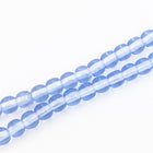 14mm Transparent Light Sapphire Druk Bead (300 Pcs) #GAJ016