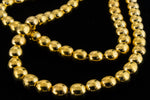 4mm 24 Kt. Gold Plated Druk Bead #GAB144-General Bead