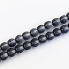 8mm Two Tone Grey/Crystal Druk Bead (25 Pcs) #GAF113-General Bead