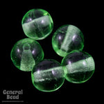 5mm Transparent Peridot Druk Bead (100 Pcs) #GAC020-General Bead