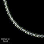 5mm Transparent Jonquil Druk Bead (100 Pcs) #GAC021-General Bead