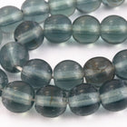6mm Transparent Colorado Blue Druk Bead #GAD017-General Bead