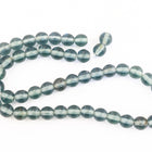 8mm Transparent Colorado Blue Druk Bead #GAF015-General Bead