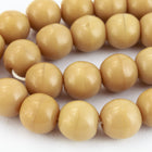 6mm Opaque Tan Druk Bead #GAD036-General Bead
