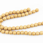 6mm Opaque Tan Druk Bead #GAD036-General Bead