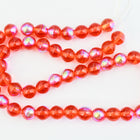 6mm Transparent Hyacinth AB Druk Bead #GAD088-General Bead