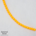 6mm Neon Pumpkin Druk Bead #GAD181-General Bead