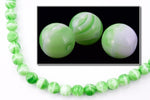 6mm Agate Green Druk Bead #GAD082-General Bead