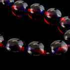 6mm Two Tone Garnet/Purple Druk Bead (25 Pcs) #GAD150-General Bead