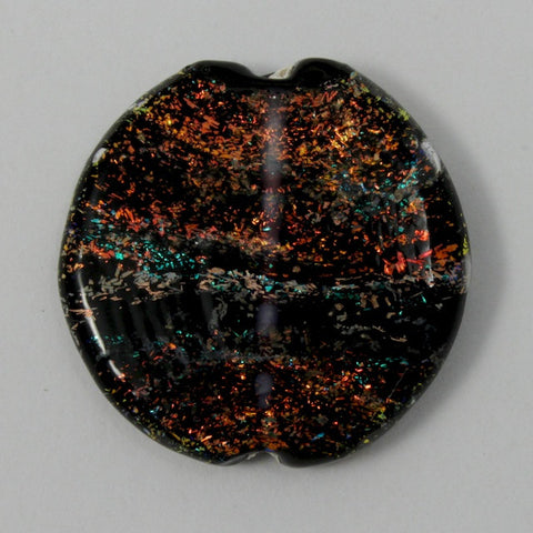 22mm Copper Dichroic Disc #GAL036-General Bead
