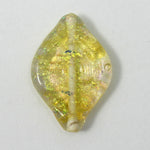 Yellow Dichroic Diamond #GAL059-General Bead