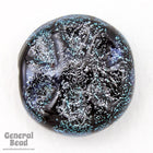 20mm Teal Dichroic Disc Bead #GAP005-General Bead