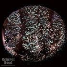 20mm Teal Dichroic Disc Bead #GAP005-General Bead