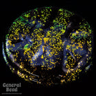 20mm Green Dichroic Disc Bead #GAP007-General Bead