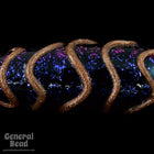 10mm x 24mm Dark Blue Dichroic Oval Bead #GAP012-General Bead